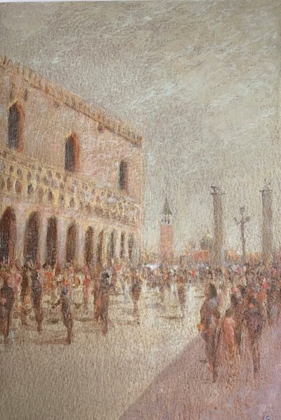 Doges Palace Venedig 2 av Lincoln Seligman