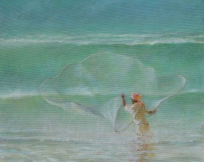 Lone Fisherman 2019 av Lincoln Seligman