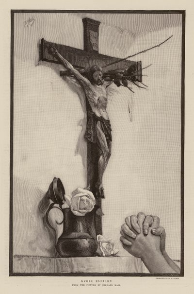 Kyrie eleison (gravyr) av Lindsay Bernard Hall