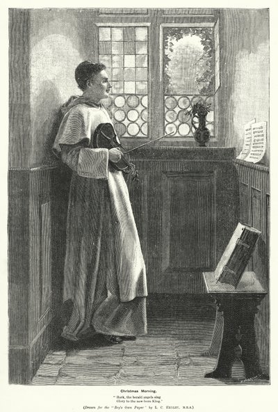 Julmorgon (gravyr) av Lionel Charles Henley