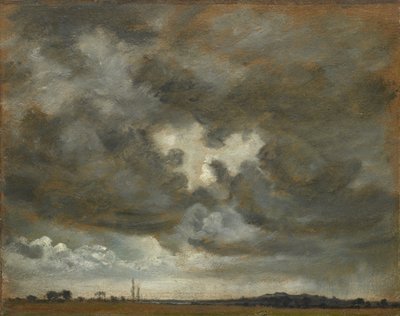 Molnstudie, ca 1850 av Lionel Constable