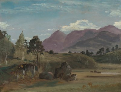 Bergslandskap, möjligen i Lake District av Lionel Constable