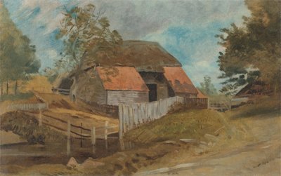 Gamla ladan, ca. 1855. av Lionel Constable