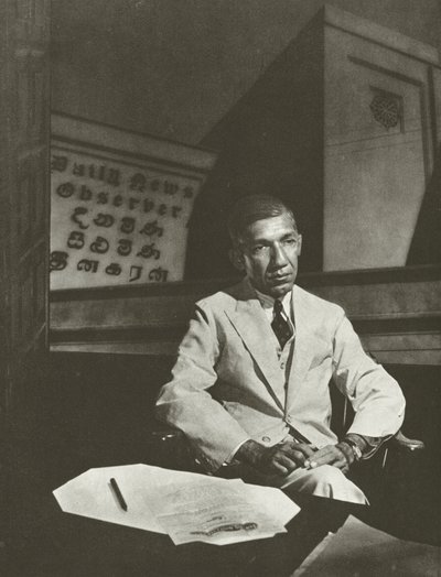 D R Wijewardene, Esq (s/v foto) av Lionel Wendt