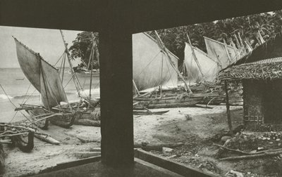 Fönster på stranden (s/v foto) av Lionel Wendt