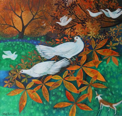 Vita duvor, 2016 av Lisa Graa Jensen