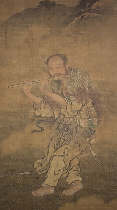 Den daoistiska odödliga Han Xiangzi, odaterad, sent 1400-tidigt 1500-tal. av Liu Jun