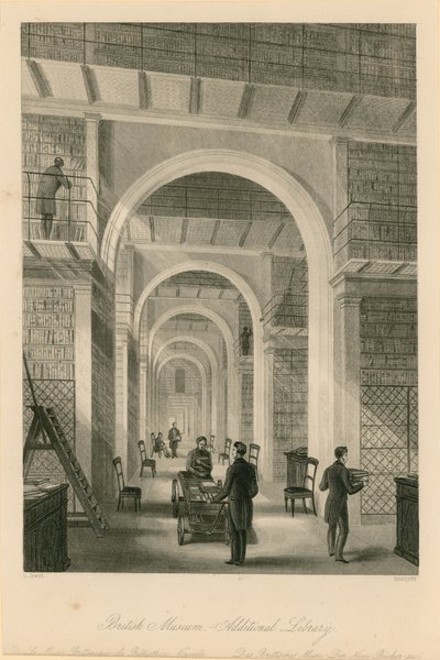 British Museum, Extra bibliotek av Llewellyn Jewitt