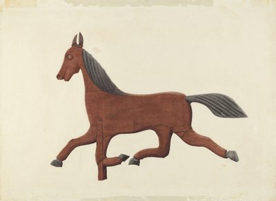 Horse Weather Vane, troligen 1938. av Lloyd Broome