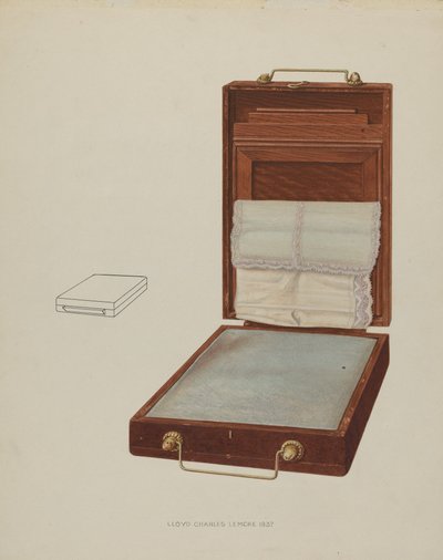 Kudde skenhållare, 1937. av Lloyd Charles Lemcke