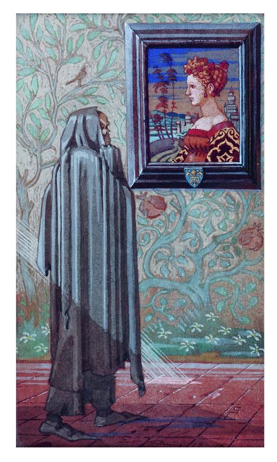 Flickan och döden, 1916. av Léo Schnug