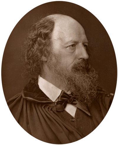 Alfred Tennyson, DCL, FRS, engelsk poetpristagare, 1883. av Lock and Whitfield
