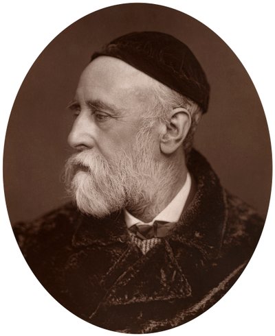 George Frederick Watts, konstnär och kunglig akademiker, 1882. av Lock and Whitfield