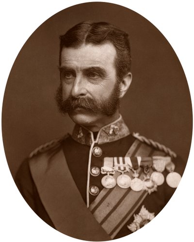 Generalmajor Lord Chelmsford, brittisk soldat, 1882. av Lock and Whitfield