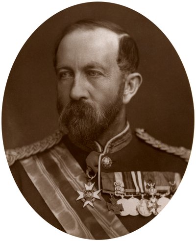 Generalmajor Sir Henry Evelyn Wood, VC, KCB, brittisk soldat, 1883. av Lock and Whitfield