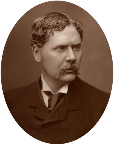 Marcus Stone, konstnär och associerad vid Royal Academy, 1882. av Lock and Whitfield