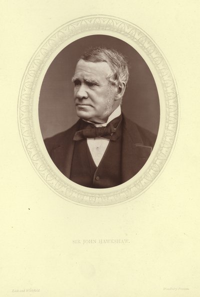 Porträtt av Sir John Hawkshaw av Lock and Whitfield
