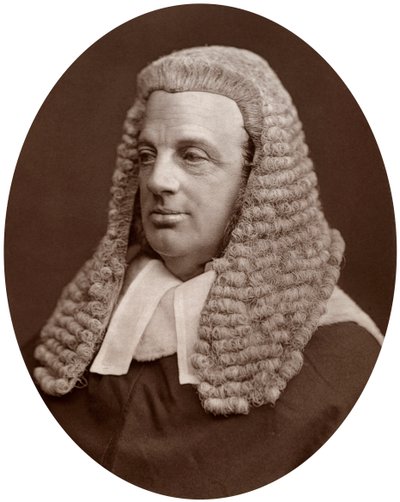 Höger Hon Sir William Baliol Brett, domare i appellationsdomstolen, 1877. av Lock and Whitfield