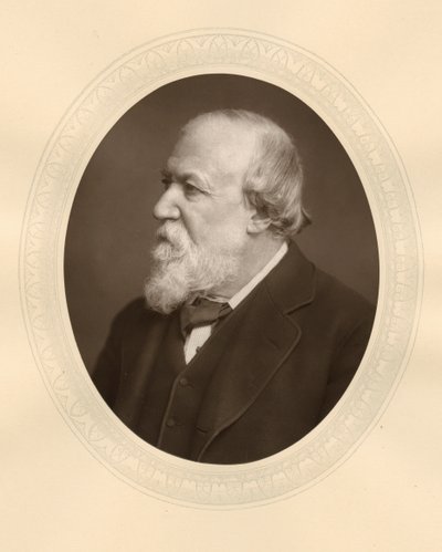 Robert Browning, engelsk poet och dramatiker, c1880 av Lock and Whitfield