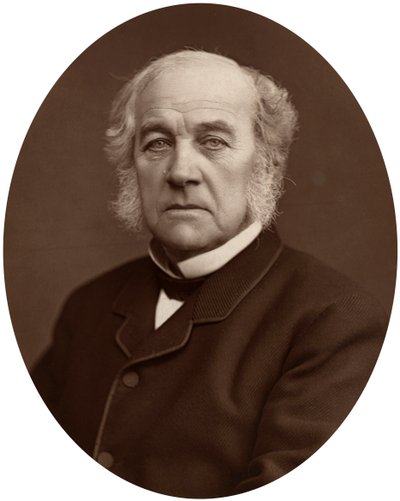Samuel Morley, MP, industriman och politiker, 1882. av Lock and Whitfield