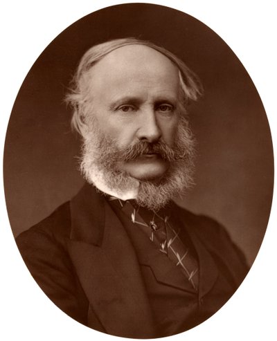 Sir James Macnaghten Hogg, Bart, MP, KCB, ordförande för Metropolitan Board of Works, 1876. av Lock and Whitfield