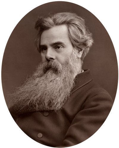 Thomas Woolner, RA, professor i skulptur vid Royal Academy, 1877. av Lock and Whitfield