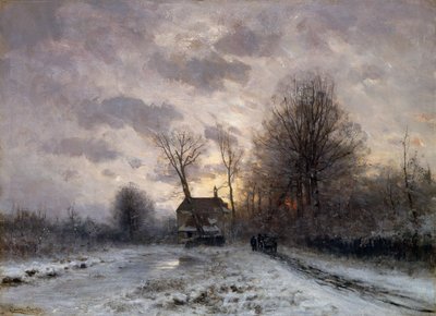 Returning Home (olja på duk) av Lodewijk Frederik Hendrik Apol