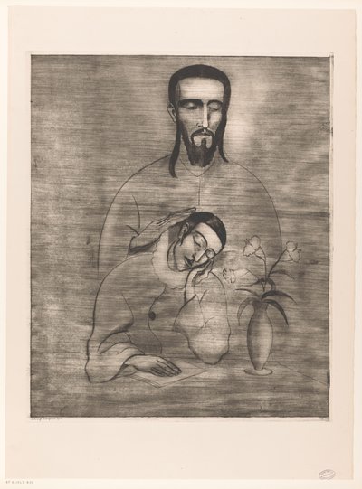 Pjerrot i Christus Pierrots dröm (originaltitel) av Lodewijk Schelfhout (signed by artist)