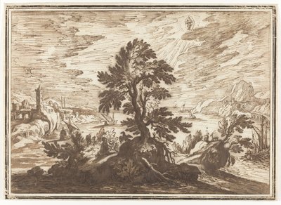 Johannes evangelisten på Patmos av Lodewijk Toeput