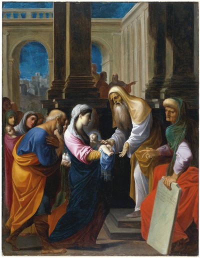 Presentationen i templet av Lodovico Carracci