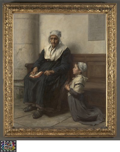 Mormor och farmor av Leon-Augustin Lhermitte
