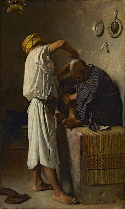 En orientalisk frisersalong av Léon Bonnat