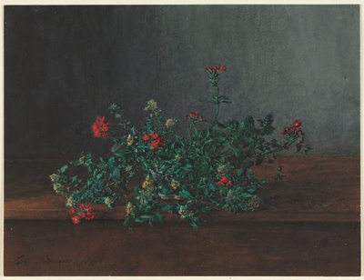 Stilleben med vilda blommor av Léon Bonvin