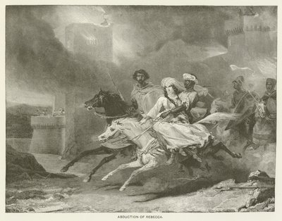 Bortförandet av Rebecca av Léon Cogniet