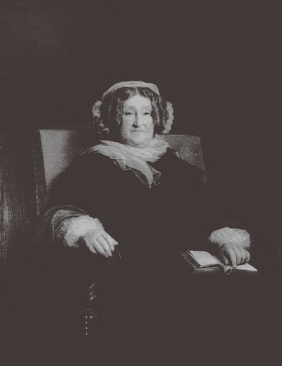 Porträtt av Madame Clicquot, mellan 1851 och 1860 av Léon Cogniet
