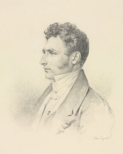 Porträtt av en gentleman av Léon Cogniet