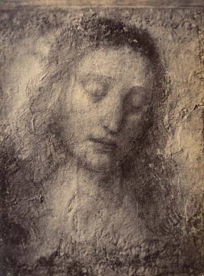 [Kopia av Kristi huvud från Leonardo da Vincis "Nattvarden", 1857-61. av Léon Gérard