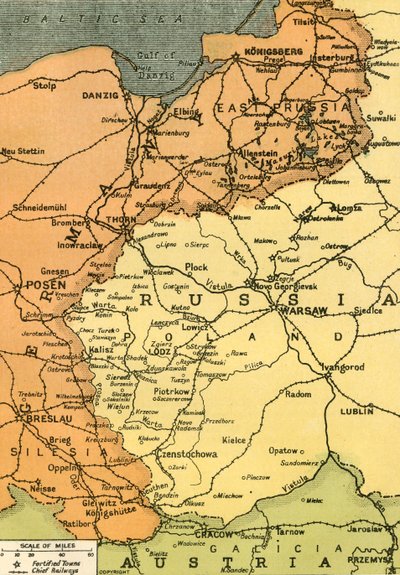 "Östgränsen", 1919. av London Geographical Institute