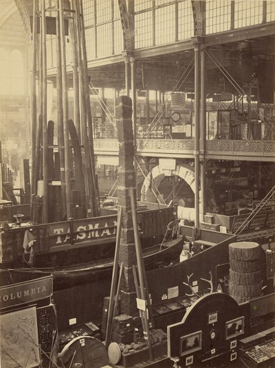 Utsikt över konst på 1862 års utställning av London Stereoscopic and Photographic Company