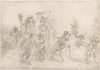 Pilgrimer som återvänder från Madonna dell