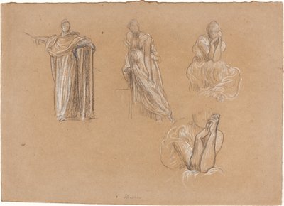 Figurstudier av Lord Leighton Frederic