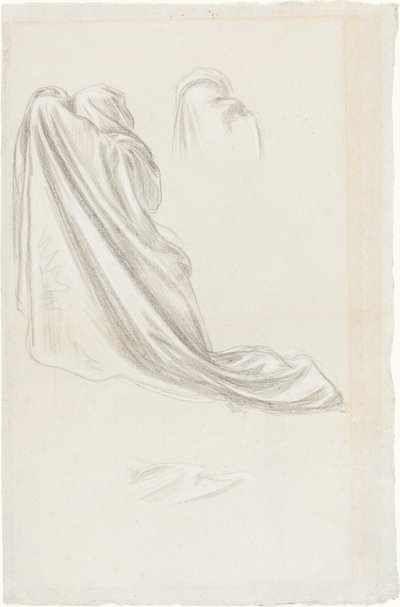 Studie för "The Wise and Foolish Virgins" av Lord Leighton Frederic