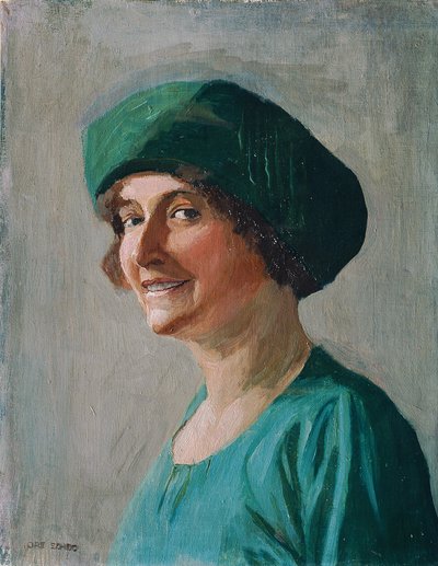 självporträtt av Lore Scheid