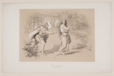 Kongsgården, pag. 69, illustration till Christian Winthers "Flight of the Deer" av Lorenz Frølich