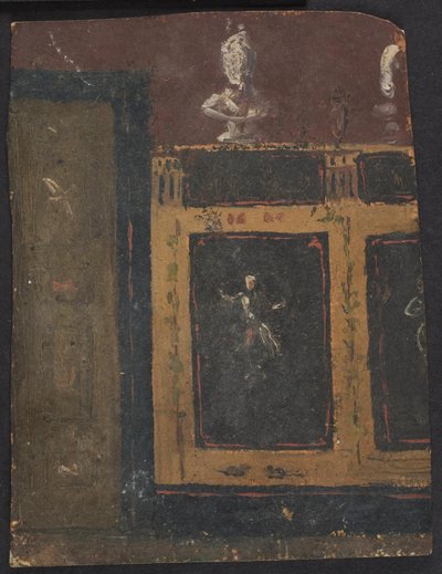 Väggdekorationer för Valhøj 1838/1839 av Lorenz Frølich