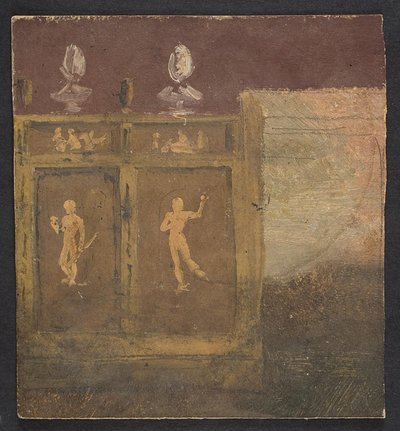Väggdekorationer för Valhøj 1838/1839 av Lorenz Frølich