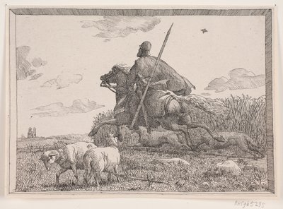 Illustration till Adam Oehlenschlägers dikt ”De två kyrktornen” av Lorenz Frølich