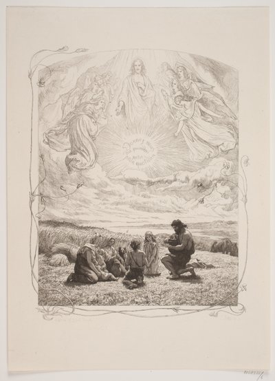 Illustration till ”Söndagsbönen” av Lorenz Frølich