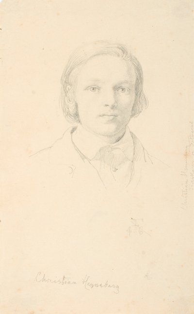 Porträtt av Christian Henneberg av Lorenz Frølich