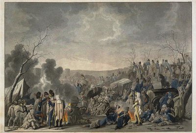 Grande Armées reträtt från Moskva 1812, 1813 av Lorenz Rugendas